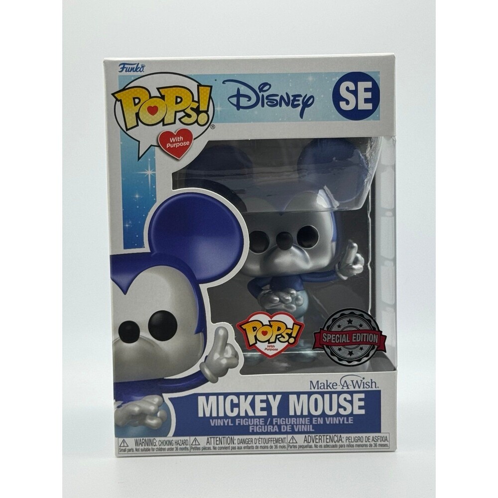 Funko Pops with Purpose Disney Mickey Mouse Make-A-Wish Figure Special Edition